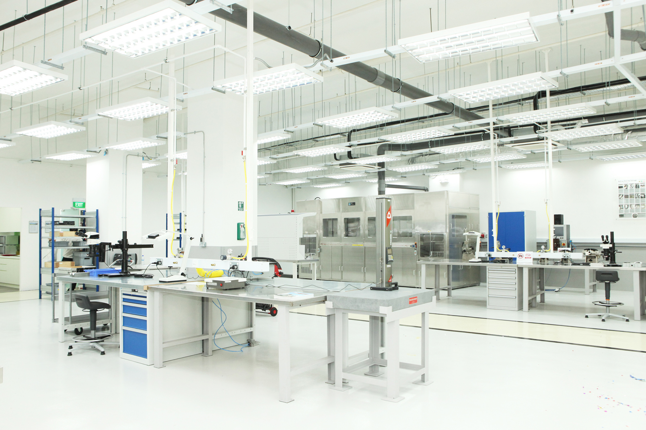 FAG航空航天新加坡公司的軸承測試、修復和再制造中心概覽圖。